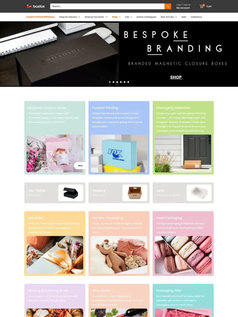 Screenshot of Boxfox (boxfox.com.au)